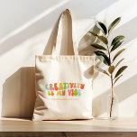 Tote Bag La créativité super est My Vibe, Creative or Artis<br><div class="desc">Offrez ce fourre-tout "Créativité est ma Vibe" à la créativité dans votre vie.</div>
