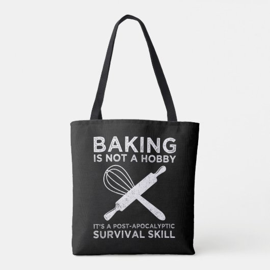 Tote Bag La cuisson n'est pas un passe-temps C'est une comp (Dos)