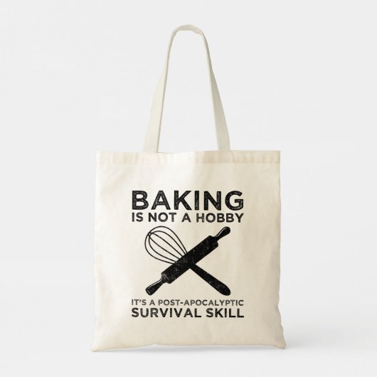 Tote Bag La cuisson n'est pas un passe-temps C'est une comp (Dos)