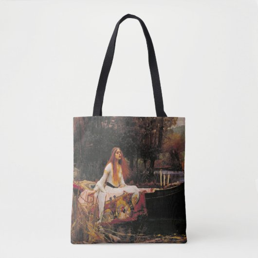Tote Bag La Dame de Shalott par John Waterhouse (Devant)