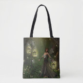 Tote Bag La Dame des Lanternes Imprimez Fourre-tout (Devant)