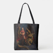 Tote Bag La Dame et le Dragon (Dos)