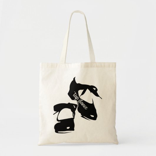 Tote Bag La danse de robinet chausse le danseur de (Devant)