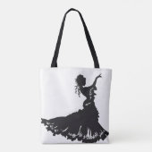 Tote Bag La danseuse Lady Silhouette (Dos)