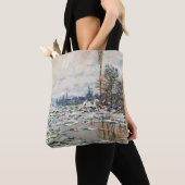 Tote Bag La débâcle des glaces par Claude Monet (De près)