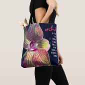 Tote Bag La définition d'une orchidée (De près)