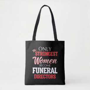 Tote Bag La directrice des funérailles funéraires, une m