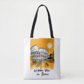 Tote Bag La Dolce Vita - Affiche d'art (Devant)