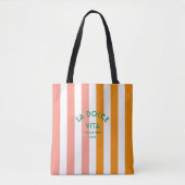 Tote Bag La Dolce Vita Cinque Terra Cabana (Devant)