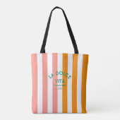 Tote Bag La Dolce Vita Cinque Terra Cabana (Dos)