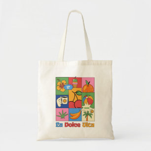 Tote Bag La Dolce Vita Rétro Pop Art d'été