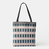 Tote Bag La façade du bâtiment moderne de forme rectangulai (Dos)