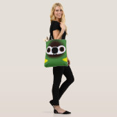 Tote Bag La face d'un ara à collier jaune (Sur le modèle)