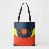 Tote Bag La face d'un loriquet crépuscule (Devant)