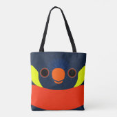 Tote Bag La face d'un loriquet crépuscule (Dos)