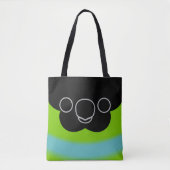 Tote Bag La face d'un perroquet Nanday (Devant)