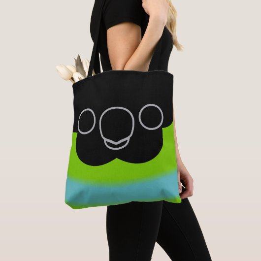 Tote Bag La face d'un perroquet Nanday (De près)