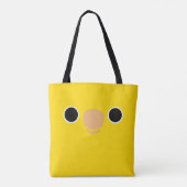 Tote Bag La face d'une perruche dorée (Dos)