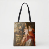 Tote Bag La famille sainte avec des saints (Devant)
