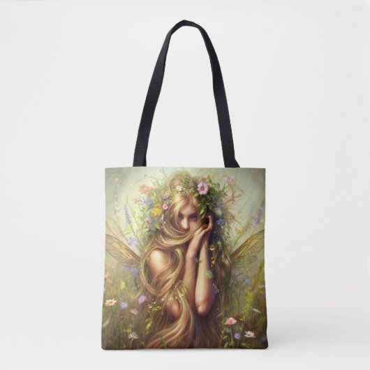 Tote Bag La Fée des Prairies (Devant)
