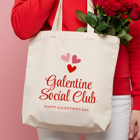 Tote Bag La fête de la Saint-Galentin personnalisée pour el