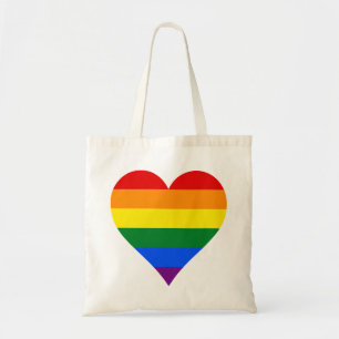 Tote Bag La fierté LGBT coeur Budget Fourre-tout