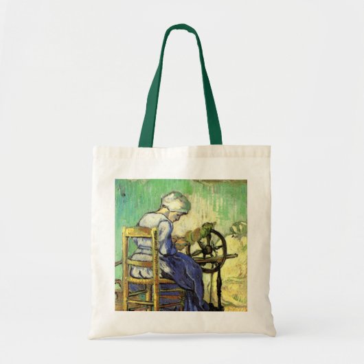 Tote Bag La Fileuse par Vincent van Gogh (Devant)