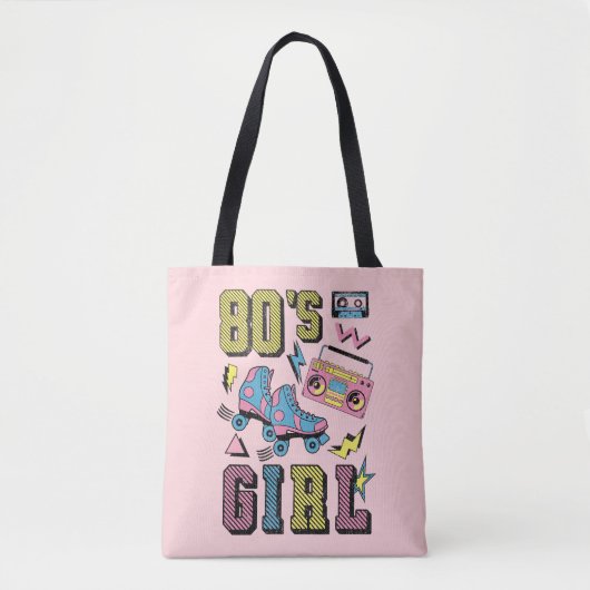 Tote Bag La fille des années 80 (Devant)