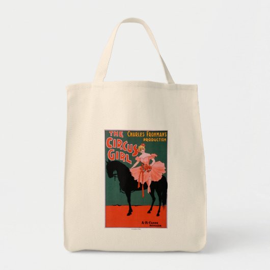 Tote Bag La Fille du Cirque - Femme à cheval Théâtre (Devant)