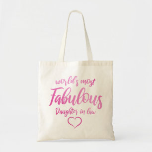 Tote Bag La fille la plus fabuleuse du monde en droit