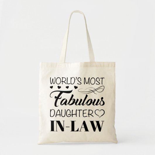 Tote Bag La fille la plus fabuleuse du monde en droit (Devant)
