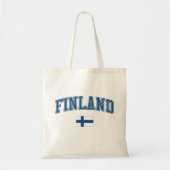 Tote Bag La Finlande + Drapeau (Devant)