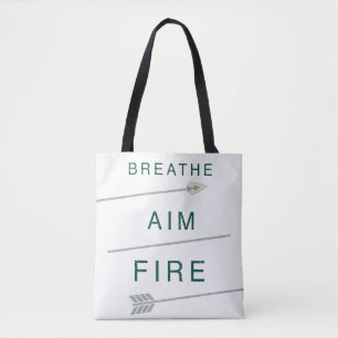Tote Bag La flèche respirent le feu de but
