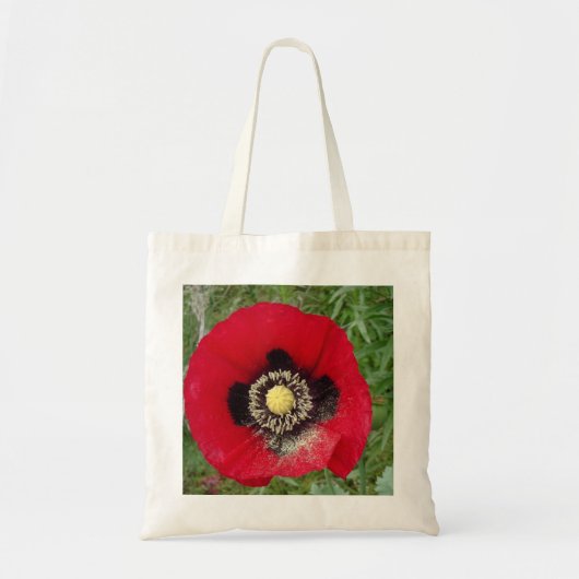 Tote Bag La fleur de pavot. (Devant)