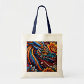 Tote Bag "La Fleur du Dragon" (Devant)