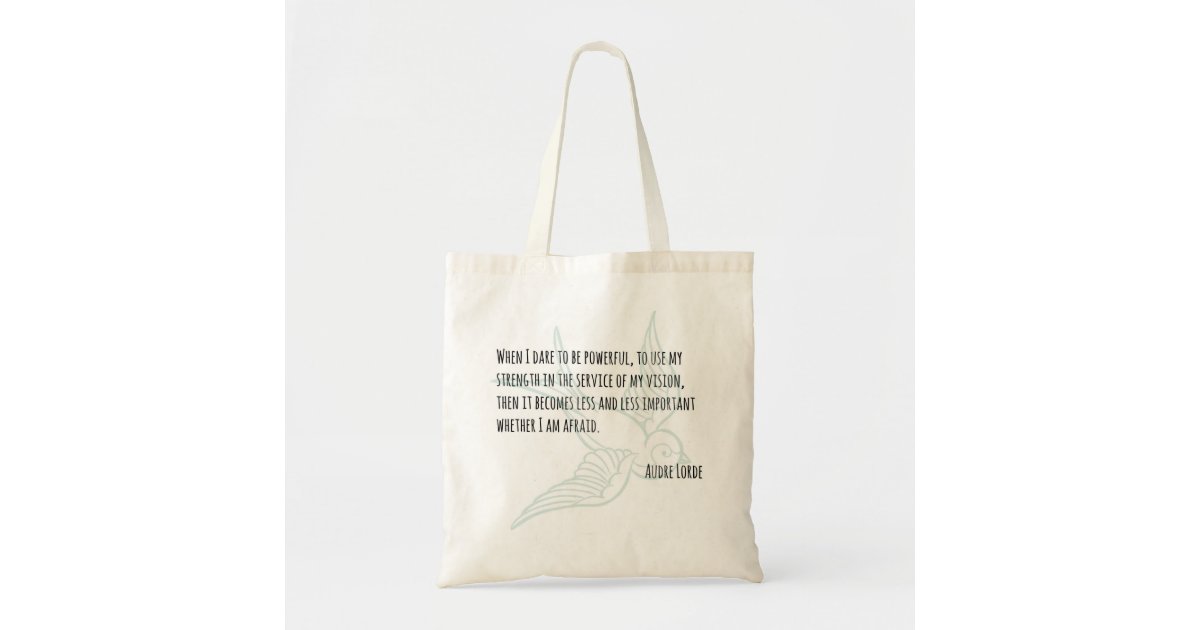 Tote Bag La Force D Une Femme Citation Fourre Tout Zazzle Be