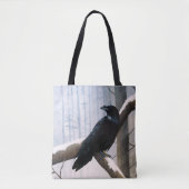 Tote Bag La forêt de Raven d'hiver (Devant)