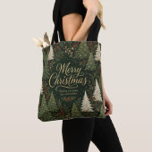 Tote Bag La forêt dorée de Noël (De près)
