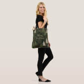 Tote Bag La forêt dorée de Noël (Sur le modèle)