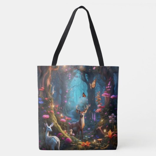 Tote Bag La forêt enchantée est une oasis mystique (Devant)