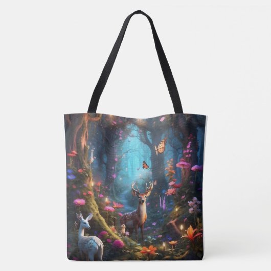 Tote Bag La forêt enchantée est une oasis mystique (Dos)