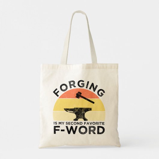 Tote Bag La Forge Est Mon Deuxième F-Word Préféré (Dos)