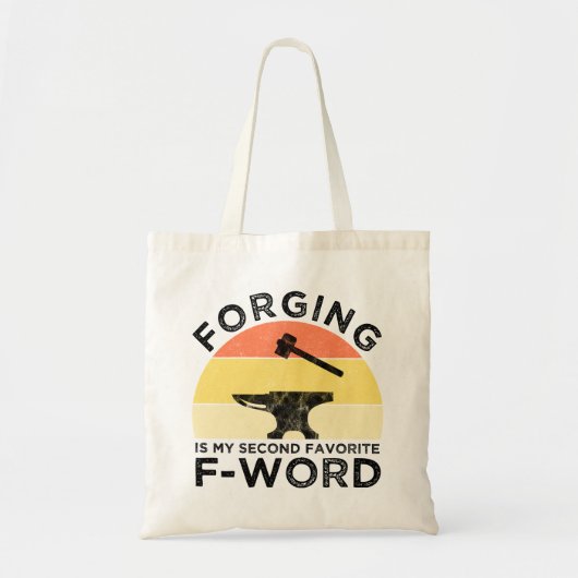 Tote Bag La Forge Est Mon Deuxième F-Word Préféré (Devant)
