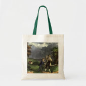Tote Bag La foudre et l'expérience de cerf-volant de Benjam (Devant)