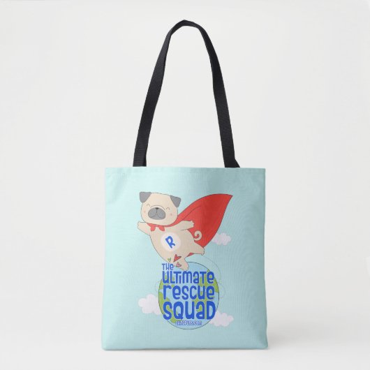 Tote Bag La Fourre-tout finale de Squad Secourir Secourt su (Devant)
