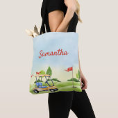 Tote Bag La Fourre-tout personnalisée de Golfer (De près)