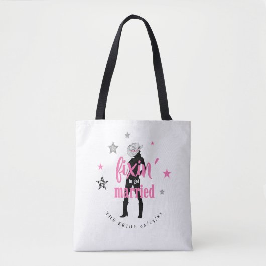 Tote Bag La future mariée disco ID925 (Devant)