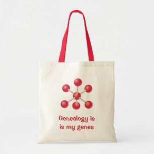 Tote Bag La généalogie est dans mes gènes