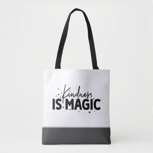Tote Bag La gentillesse branchée est magique (Devant)