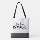 Tote Bag La gentillesse branchée est magique (Dos)